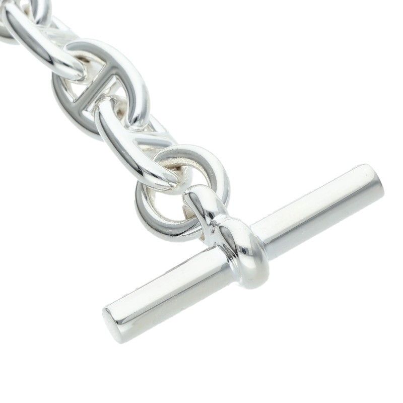 Hermes Chaine D'ancre Silver Choker Necklace PM — view 4
