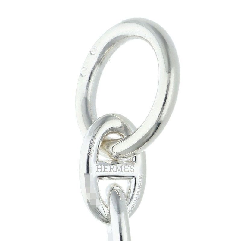 Hermes Chaine D'ancre Silver Choker Necklace PM — view 3