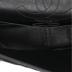 Chanel 2.55 Chevron Thor Black 23 Aged Calfskin Double Flap Chain Shoulder Bag — view 4