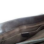 Celine Bag Handbag Boogie Bag Leather Dark Brown — view 8