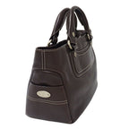 Celine Bag Handbag Boogie Bag Leather Dark Brown — view 4