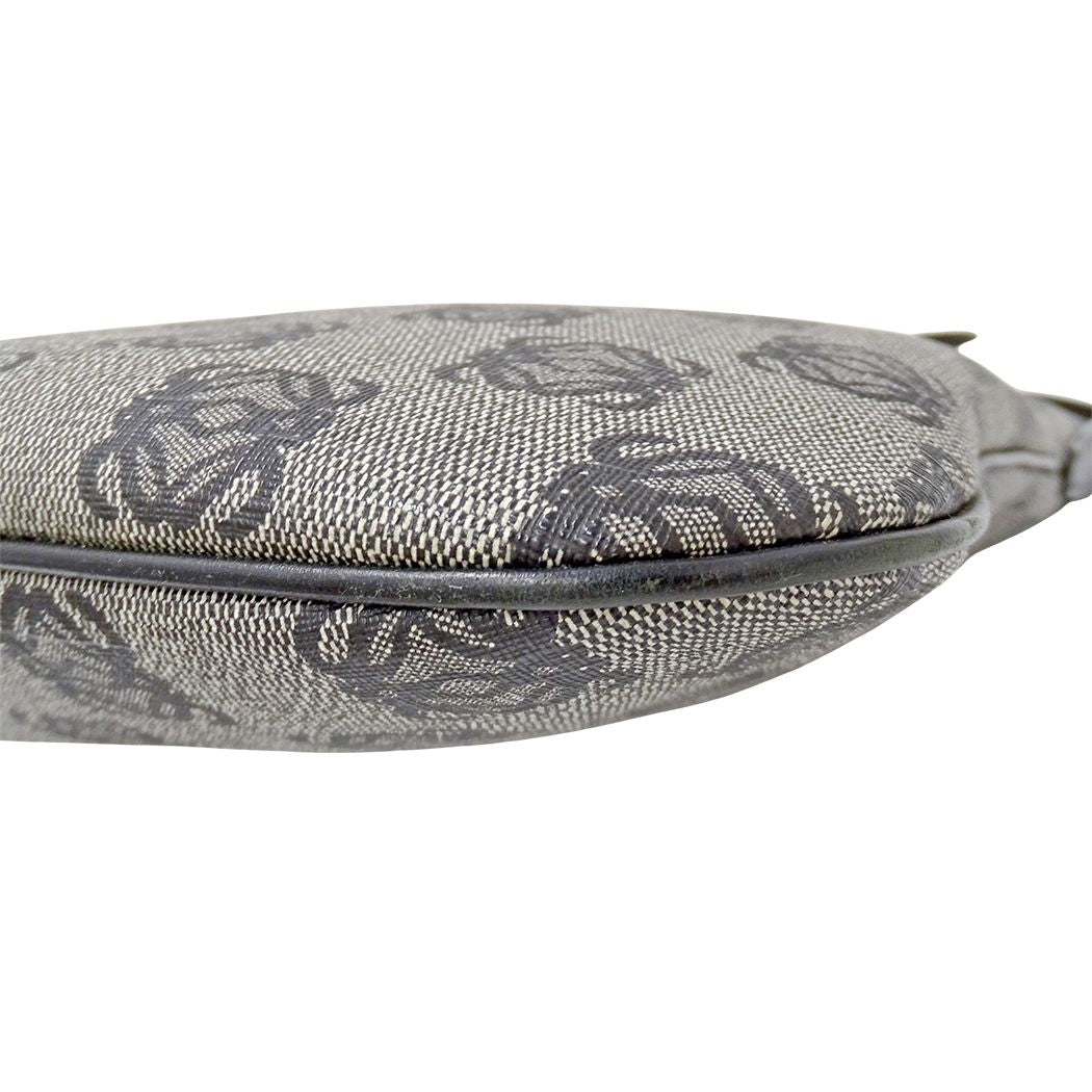 Loewe Shoulder Bag Gray Black Anagram Pattern — view 8