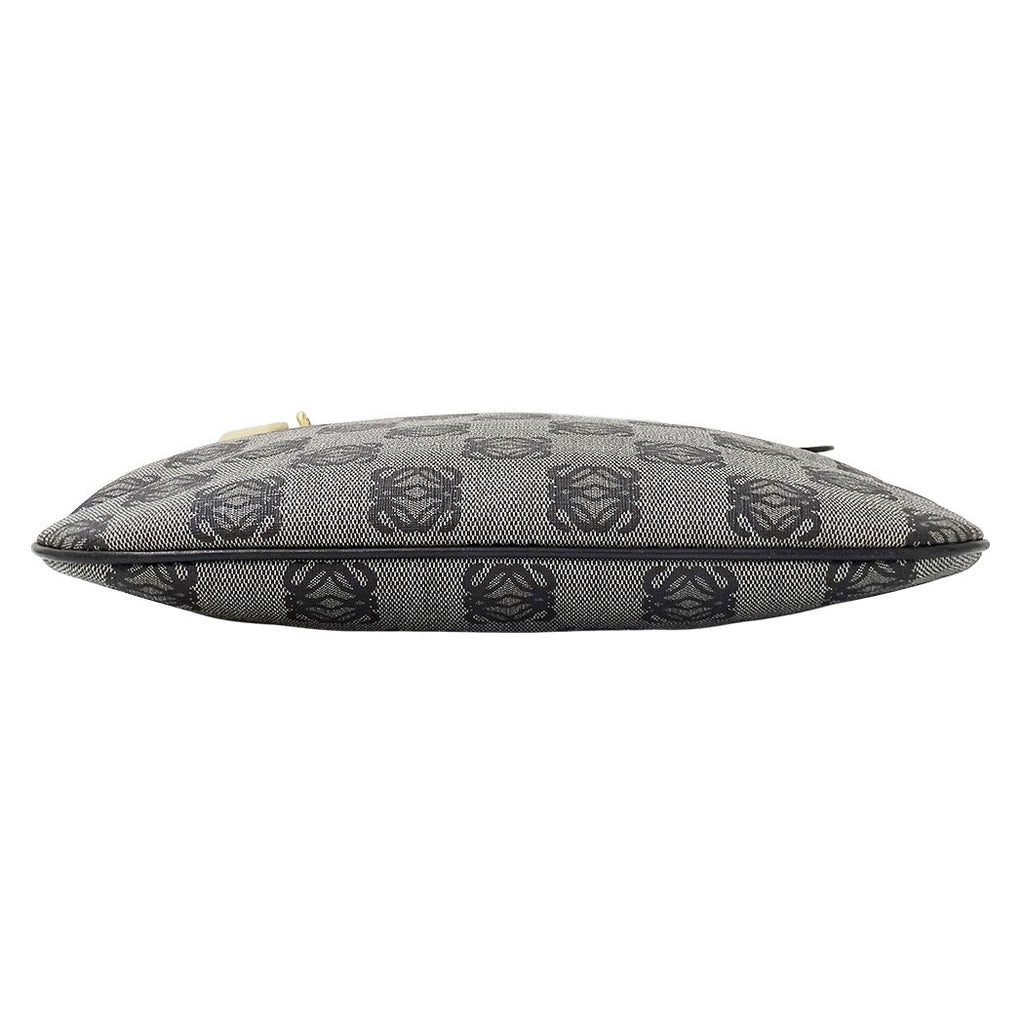 Loewe Shoulder Bag Gray Black Anagram Pattern — view 3