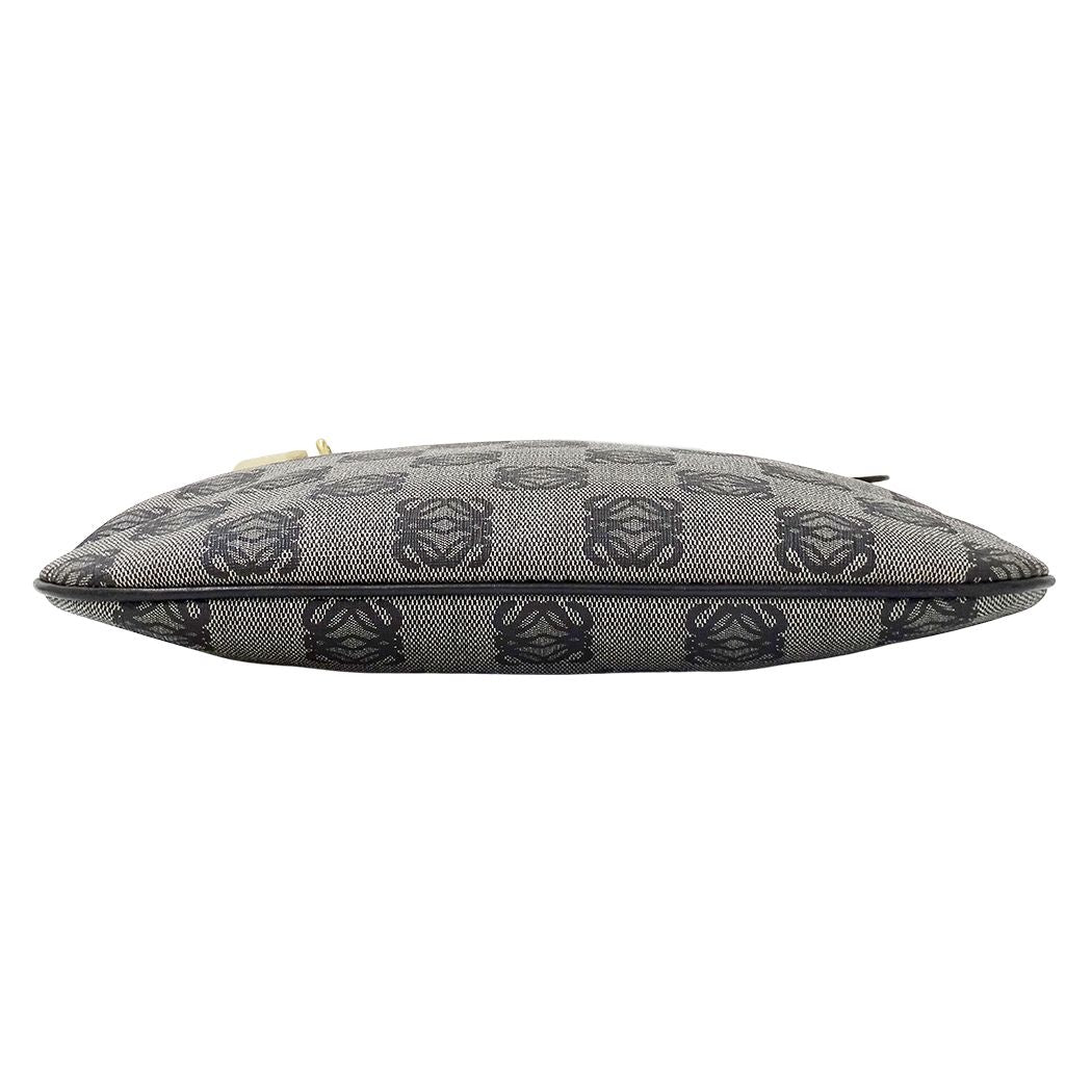 Loewe Shoulder Bag Gray Black Anagram Pattern — view 3