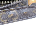 Louis Vuitton Danube Monogram Shoulder Bag Canvas Brown — view 8