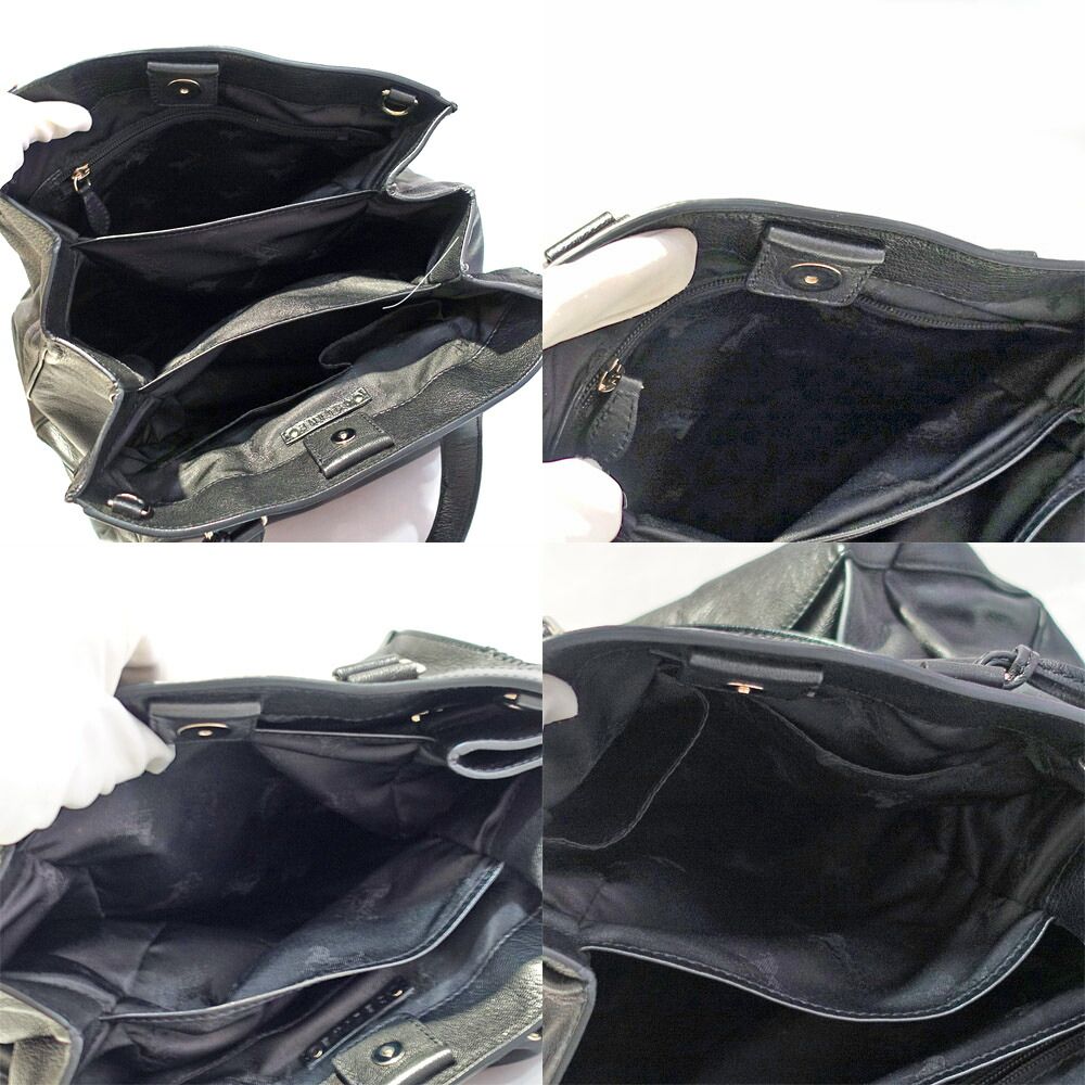 Celine Orlov Black Handbag Silver Bag — view 6