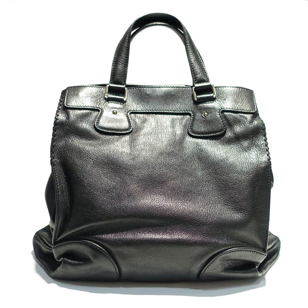 Celine Orlov Black Handbag Silver Bag — view 2