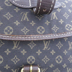 Louis Vuitton Saumur 30 Monogram Mini Lan Fusain Shoulder Bag Lin Dark Brown — view 8