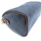 Celine Triomphe 2-Way Black Brown Leather Shoulder Bag — view 5