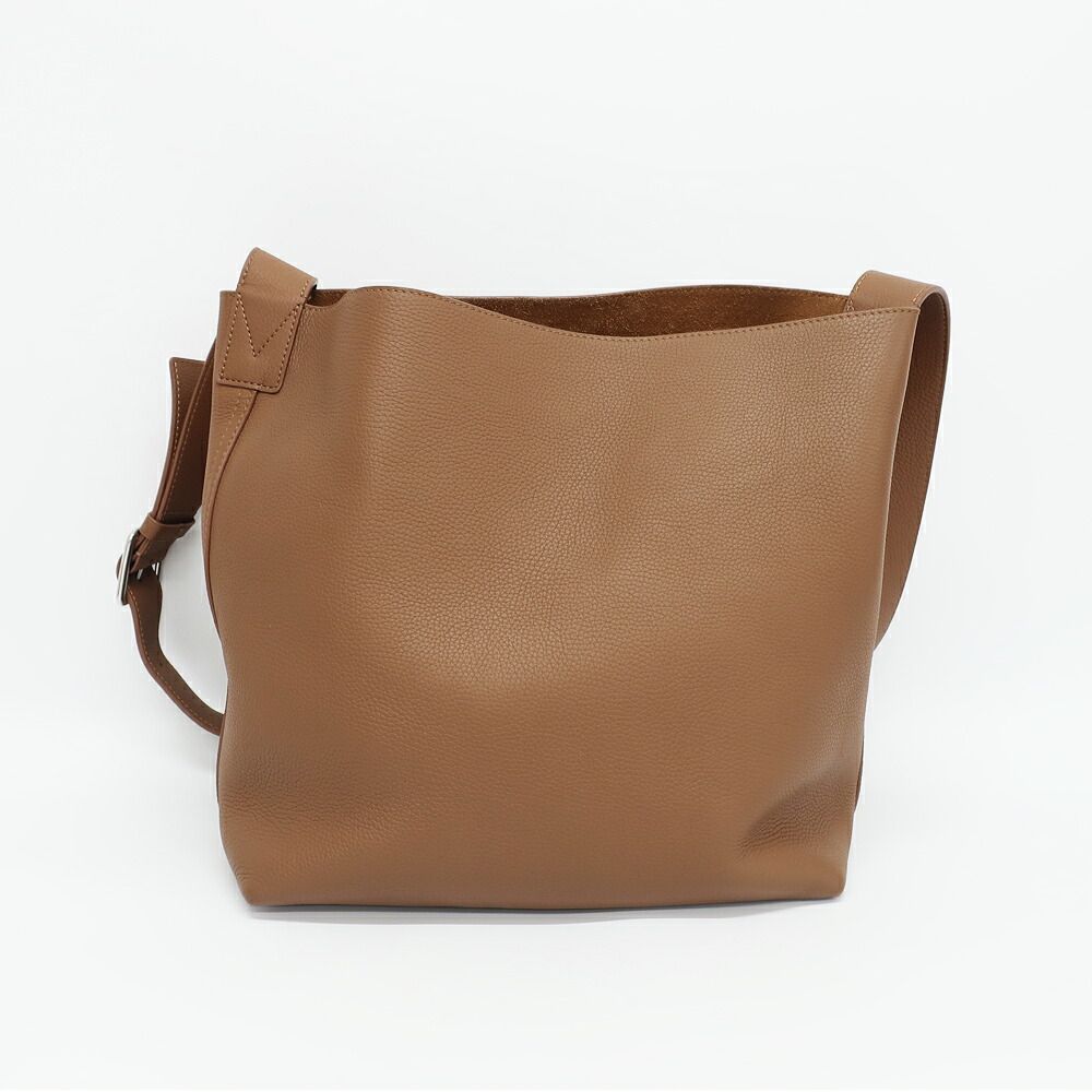 Louis Vuitton Verso Tote Shoulder Bag Tan Brown Silver Leather — view 2