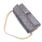Louis Vuitton Viva-Cite MM Monogram Shoulder Bag Canvas Brown — view 3