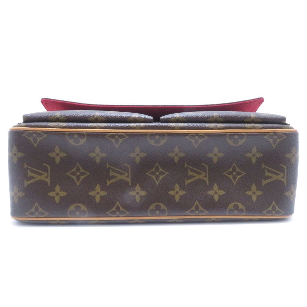 Louis Vuitton Viva-Cite MM Monogram Shoulder Bag Canvas Brown — view 4