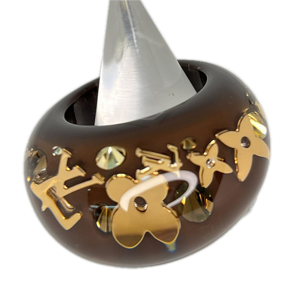 Louis Vuitton Bague Inclusion M Ring Brown