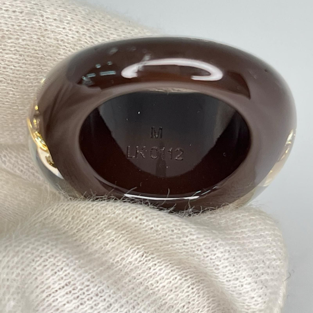 Louis Vuitton Bague Inclusion M Ring Brown — view 3