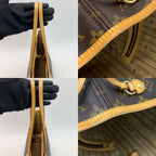 Louis Vuitton Monogram Neverfull PM Shoulder Tote Bag — view 5