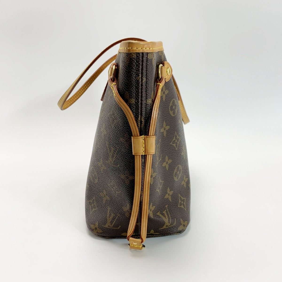 Louis Vuitton Monogram Neverfull PM Shoulder Tote Bag — view 4