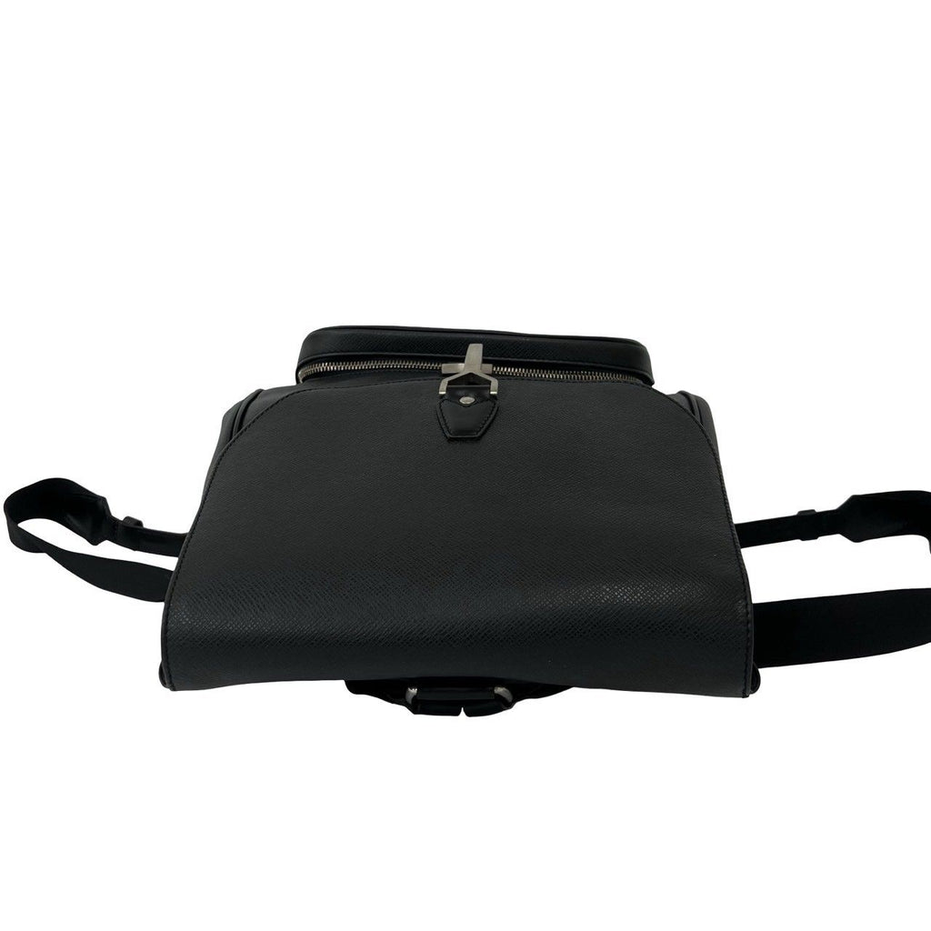Louis Vuitton Cassia Taiga Leather Backpack Ardoise Black — view 4