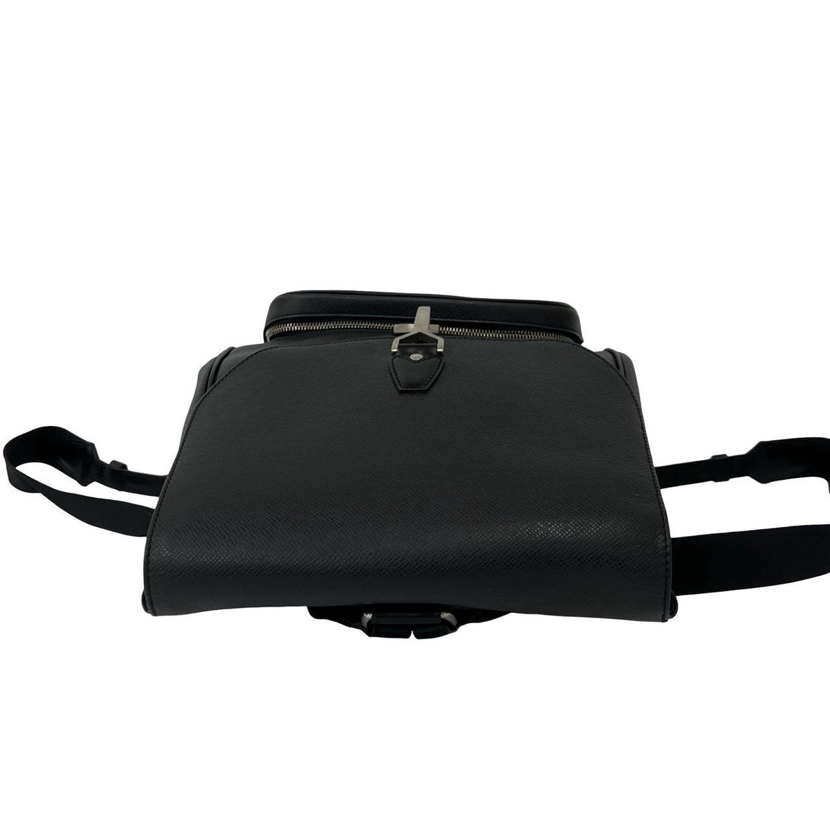 Louis Vuitton Cassia Taiga Leather Backpack Ardoise Black — view 4
