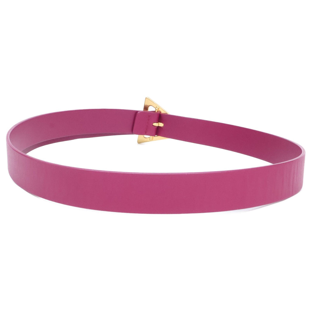 Bottega Veneta Triangle Buckle Leather Belt — view 3