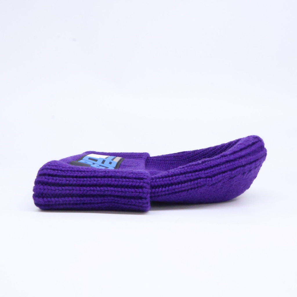 Prada Rubber Logo Patch Knit Beanie XS Hat — view 2
