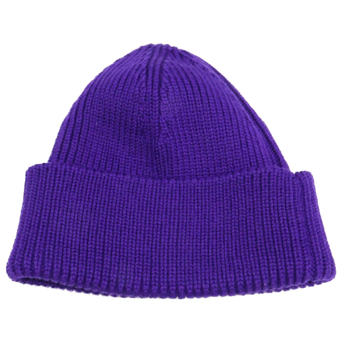 Prada Rubber Logo Patch Knit Beanie XS Hat — view 6