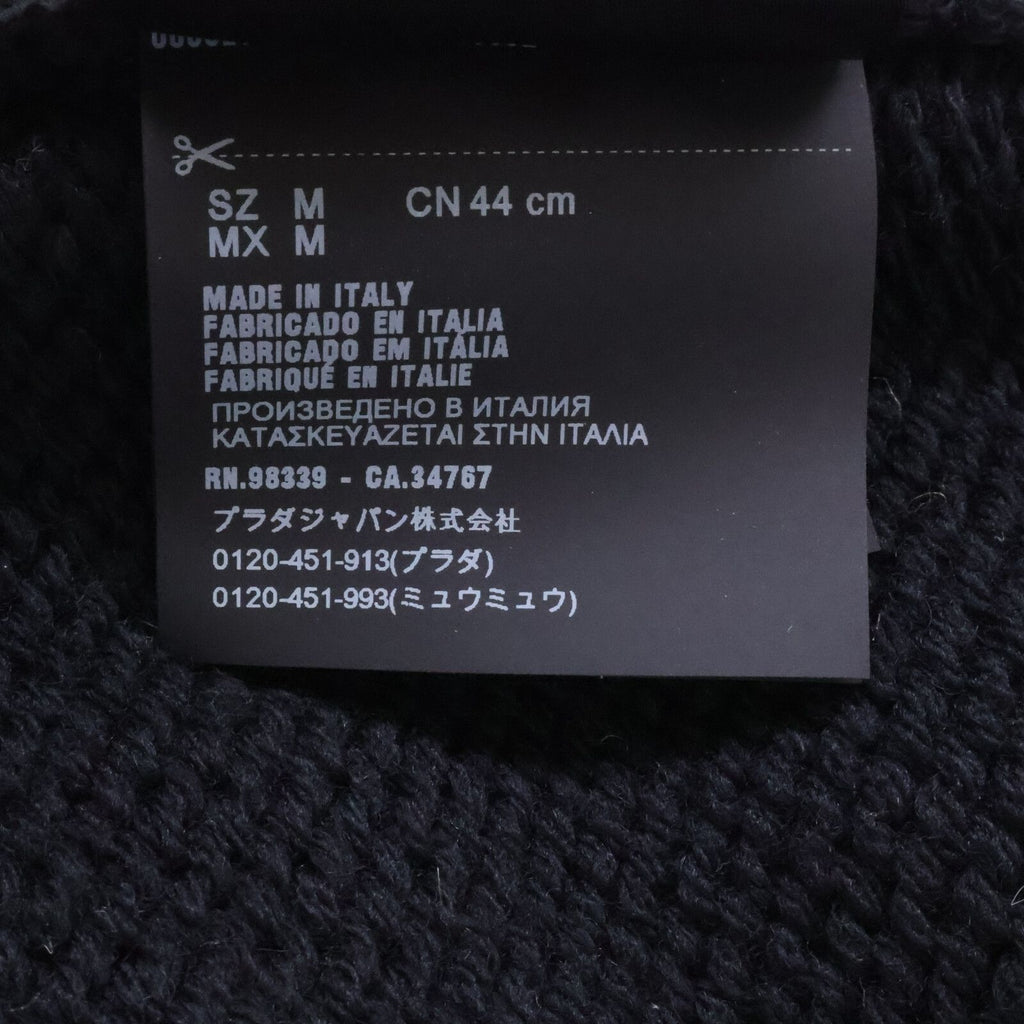 Prada Thunder Knit Cap Beanie Hat — view 8