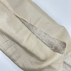 Hermes Gaultier Beige Virgin Wool Coin Purse Center Crease Tapered Pants 36 — view 8
