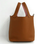Hermes Picotin Lock Eclat PM Gold Rose Sakura Taurillon Clemence Silver Handbag — view 2