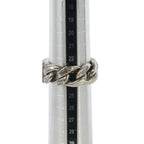 Fendi Chain Ring FF Logo Zucca M Silver — view 6