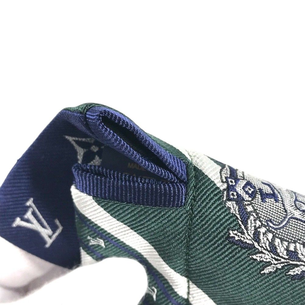 Louis Vuitton Collar Dog Bandana PM Silk Green Pet Accessory — view 6