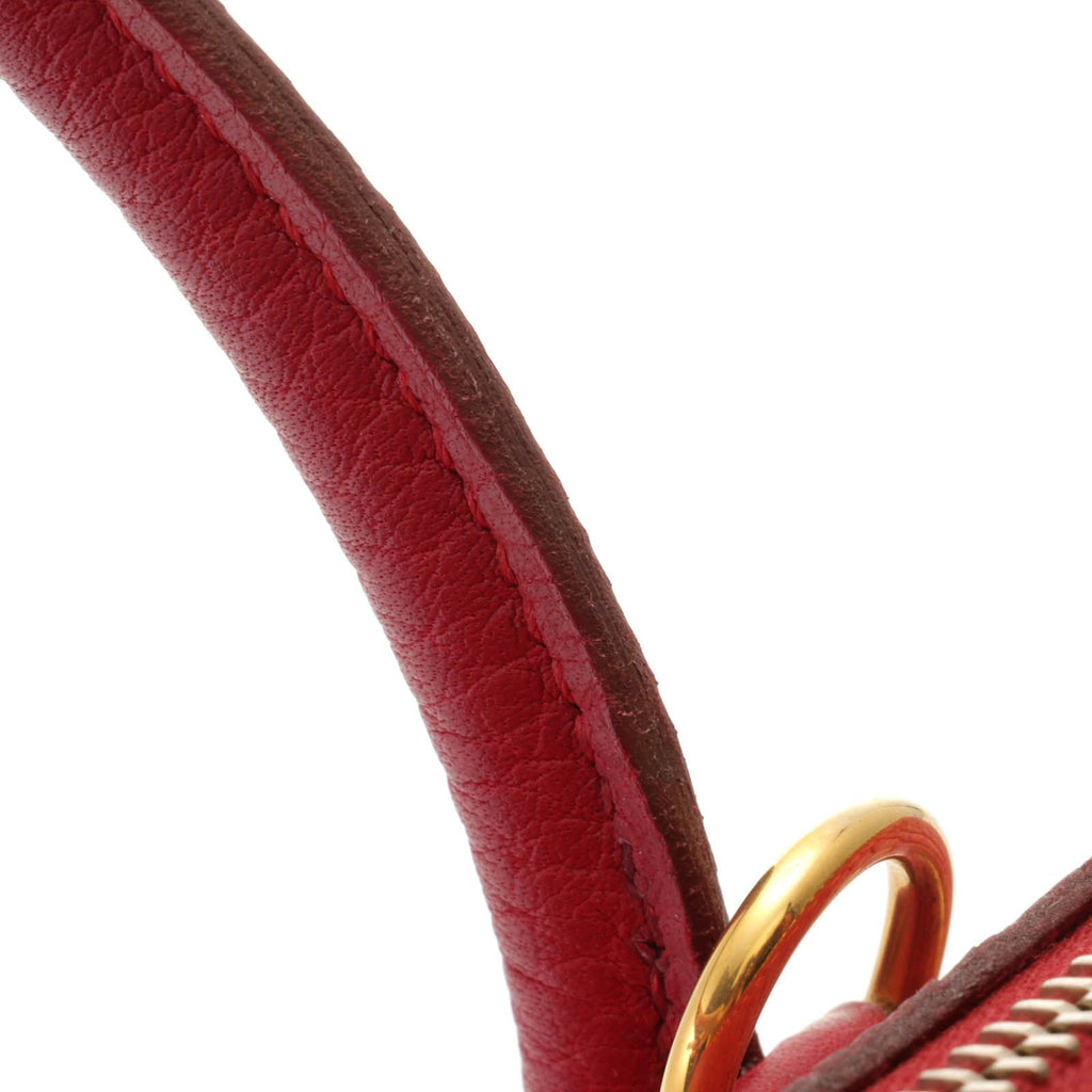 Hermes Bolide 31 Rouge Garance H Handbag Fjord — view 6