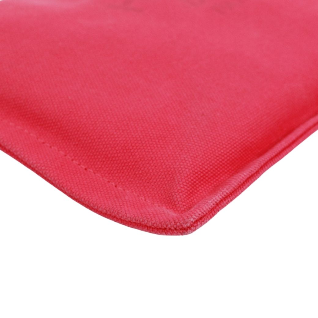Hermes Yachting Flat PM Canvas Pink Pouch Silver — view 6