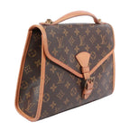 Louis Vuitton Bel Air Monogram Leather Brown Handbag Gold — view 2