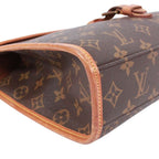 Louis Vuitton Bel Air Monogram Leather Brown Handbag Gold — view 6