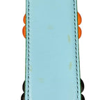 Fendi Shoulder Strap Leather White Multicolor Light Blue Silver — view 6