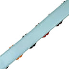 Fendi Shoulder Strap Leather White Multicolor Light Blue Silver — view 3