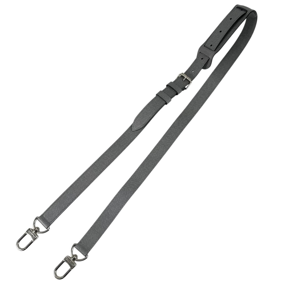 Louis Vuitton Shoulder Strap Leather Blue Gray Silver — view 2