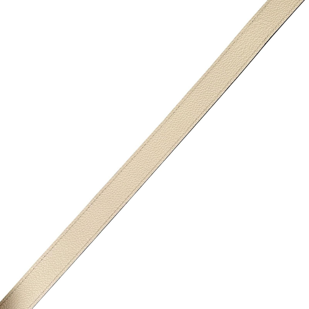 Louis Vuitton Shoulder Strap Leather Ivory Gold — view 4