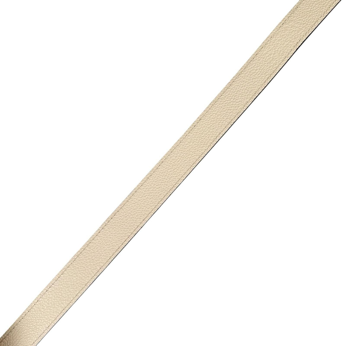 Louis Vuitton Shoulder Strap Leather Ivory Gold — view 4