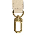 Louis Vuitton Shoulder Strap Leather Ivory Gold — view 6