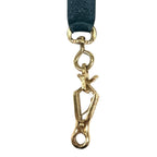 Hermes Shoulder Strap Leather Blue Gold — view 5