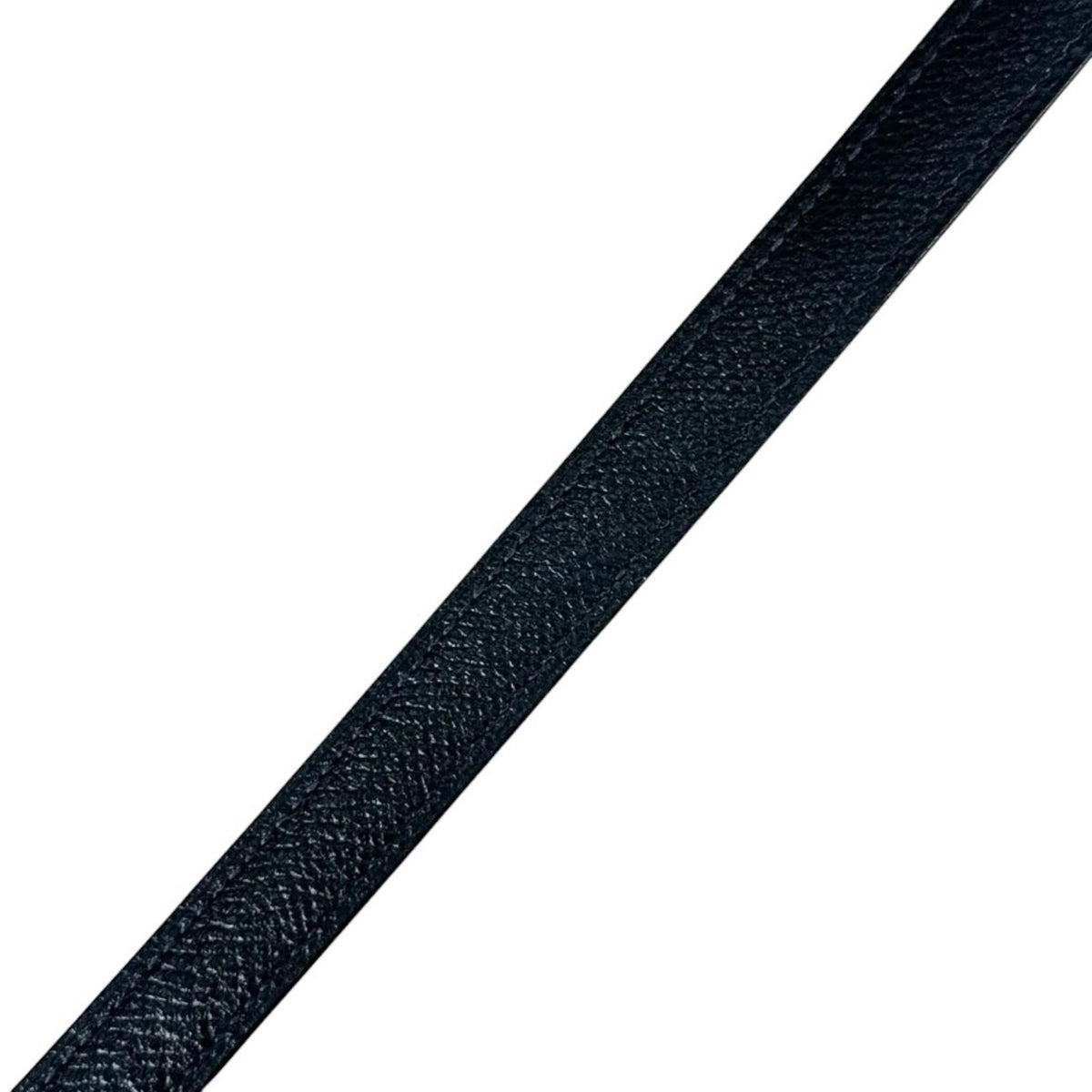 Hermes Shoulder Strap Leather Blue Gold — view 2