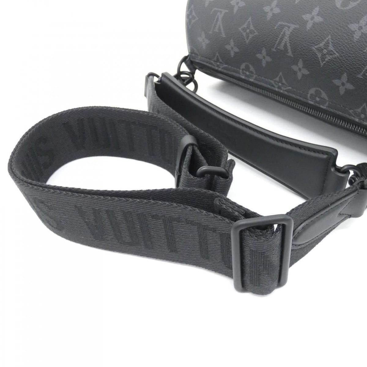 Louis Vuitton Monogram Eclipse Soft Polochon PM Bag — view 5