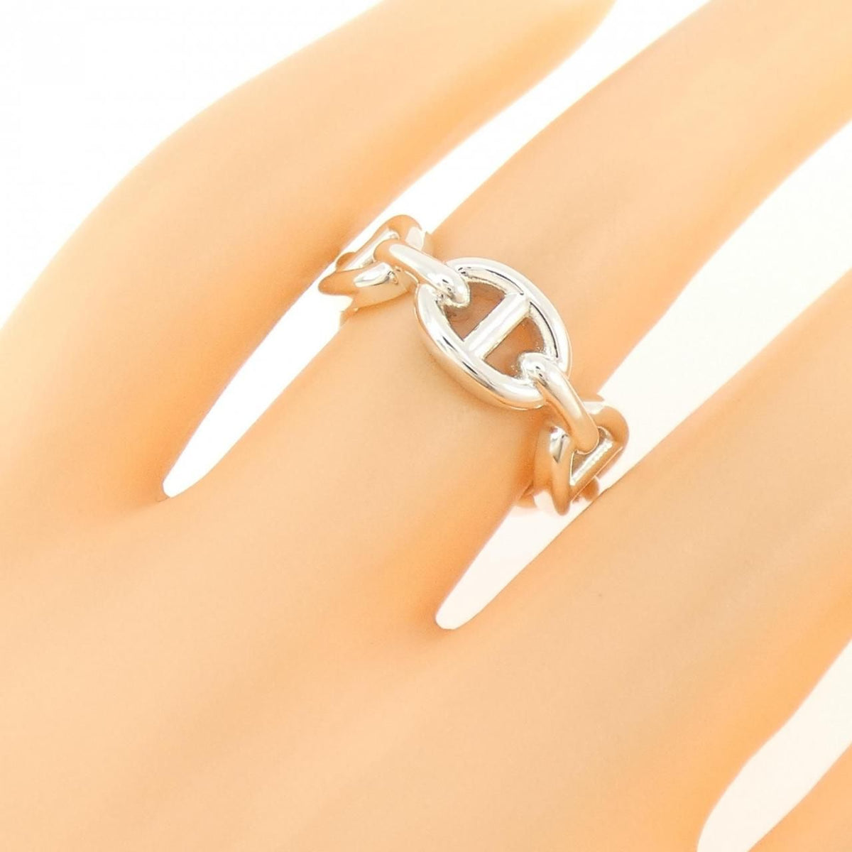 Hermes Chaine D'ancre Enchainee Ring — view 4