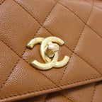 Chanel Shoulder Bag Brown — view 4