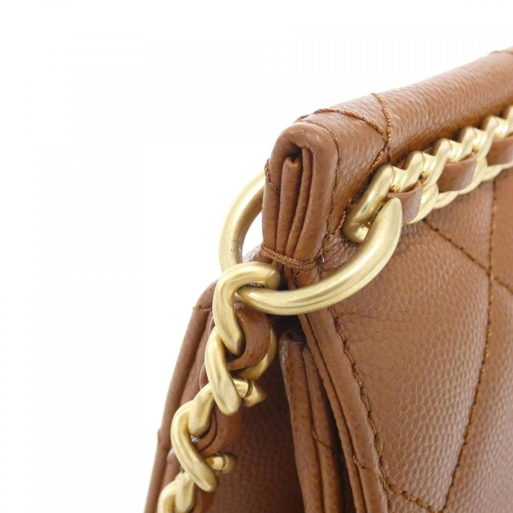 Chanel Shoulder Bag Brown — view 5