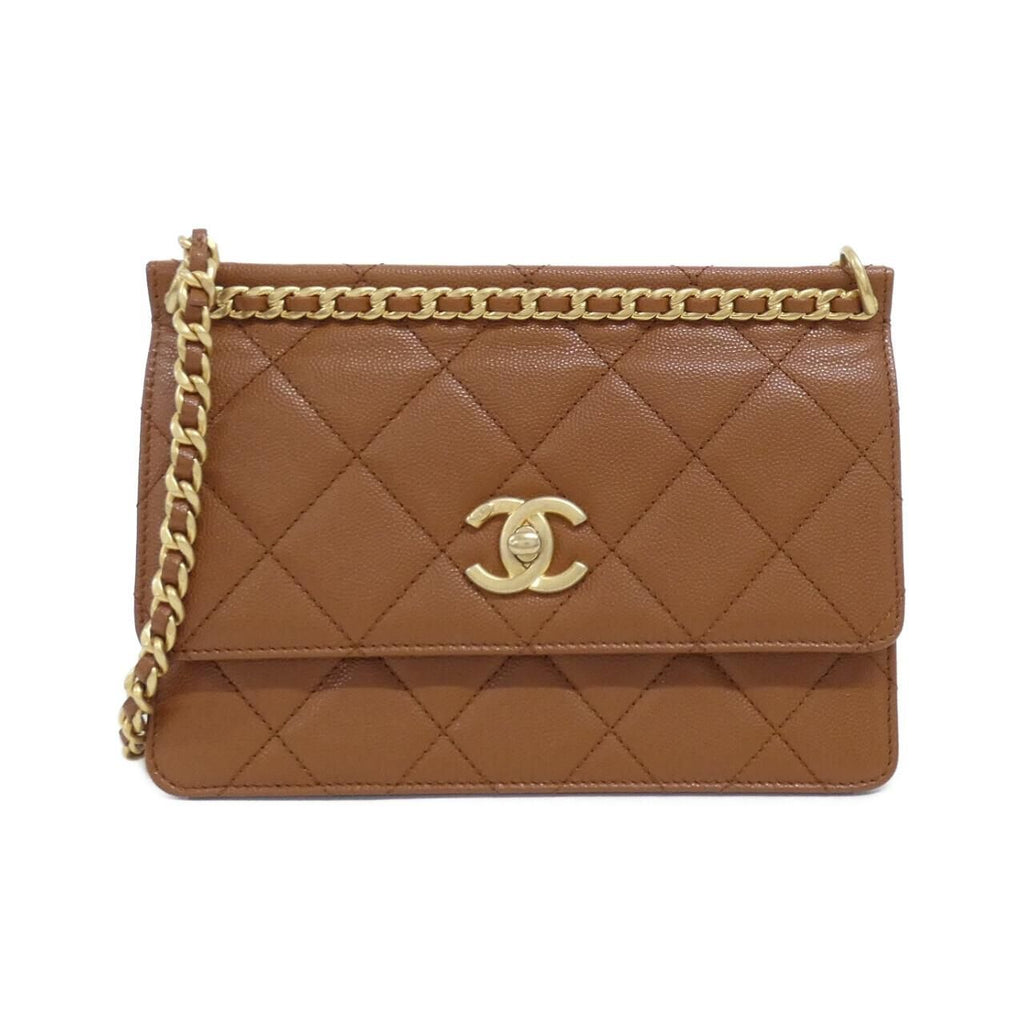 Chanel Shoulder Bag Brown