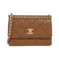 Chanel Shoulder Bag Brown