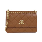 Chanel Shoulder Bag Brown