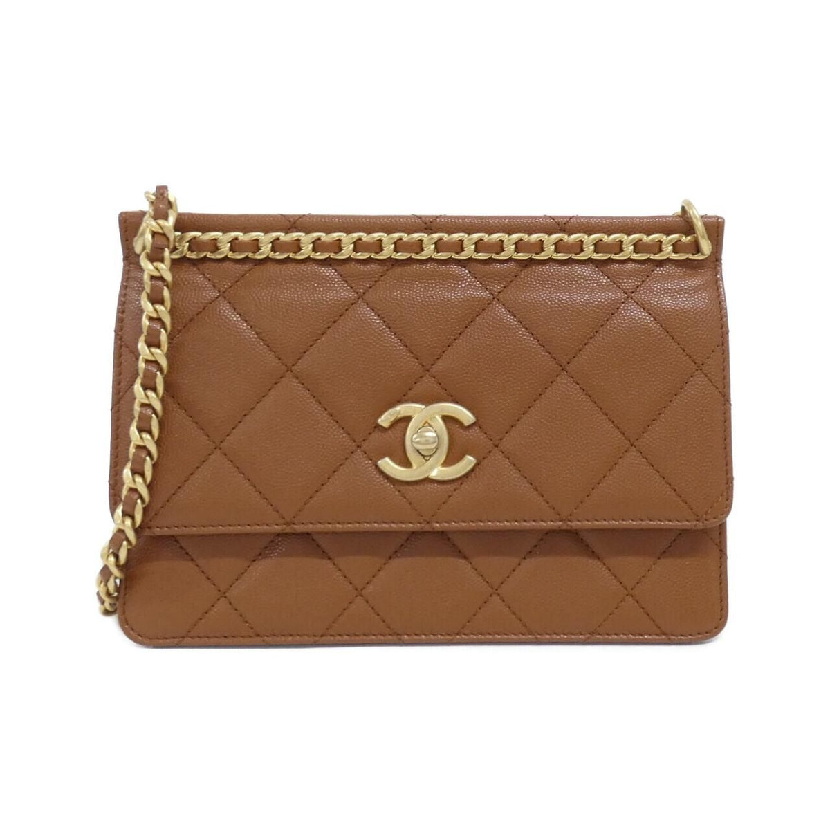 Chanel Shoulder Bag Brown